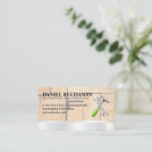 Carte De Visite Construction | Bois coupé | Clé à marteau (Debout devant)