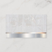 Carte De Visite Construction | Bois métallique | Marteau à clé (Dos)