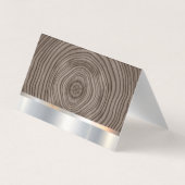 Carte De Visite Construction | Bois métallique | Outils de marteau (Dos)