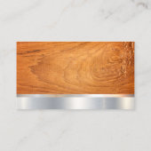 Carte De Visite Construction | Bois | Outils de marteau de scie (Dos)