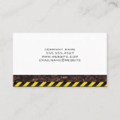 Carte De Visite Construction Build | Contractor | Engineer (Dos)