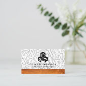 Carte De Visite Construction Build | Contractor Tools (Debout devant)