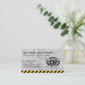 Carte De Visite Construction | Builder | General Contractor (Debout devant)