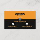 Carte De Visite Construction Building Crane Business Card (Dos)