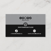 Carte De Visite Construction Building Crane Business Card (Dos)