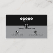 Carte De Visite Construction Building Crane Business Card (Dos)