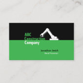 Carte De Visite Construction Building Crane Business Card (Devant)