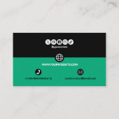 Carte De Visite Construction Building Crane Business Card (Dos)