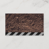 Carte De Visite Construction | Camion de vidange (Dos)