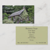 Carte De Visite Construction/carte de visite de retouche (Devant / Derrière)