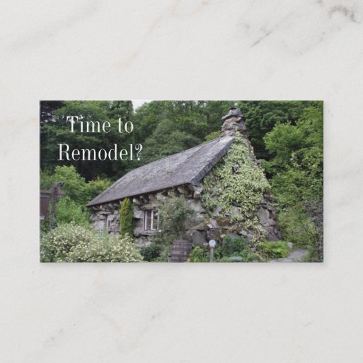 Carte De Visite Construction/carte de visite de retouche (Devant)