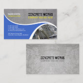 Carte De Visite Construction Company - Couleurs modifiables (Devant / Derrière)