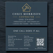Carte De Visite Construction Company QR Code