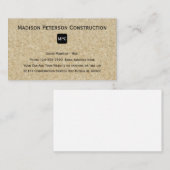 Carte De Visite Construction conçue moderne Businesscards (Devant / Derrière)