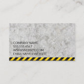 Carte De Visite Construction | Constructeur | Rénovations immobili (Dos)