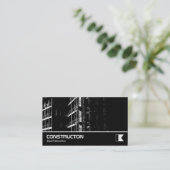 Carte De Visite Construction - Contraste élevé (Debout devant)
