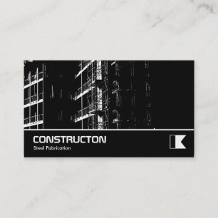 Carte De Visite Construction - Contraste élevé