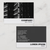 Carte De Visite Construction contrastée (Devant / Derrière)