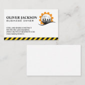 Carte De Visite Construction Cranes | Commercial Buildings (Devant / Derrière)