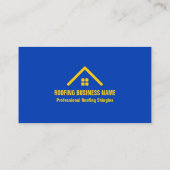 Carte De Visite Construction de bardeaux de toiture professionnels (Dos)