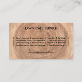 Carte De Visite Construction De Bois Meubles Construire (Dos)