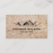 Carte De Visite Construction de bois Outils menuisier menuisiers b (Devant)