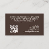 Carte De Visite Construction de bulles (Dos)