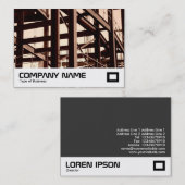 Carte De Visite Construction de cadre en acier (Devant / Derrière)