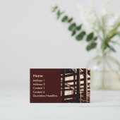 Carte De Visite Construction de cadre en acier (Debout devant)