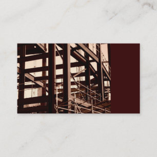 Carte De Visite Construction de cadre en acier, mini photo