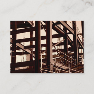 Carte De Visite Construction de cadres en acier, Mini photo
