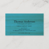 Carte De Visite Construction de charpentier en bois marteau (Dos)