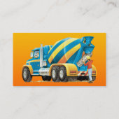 Carte De Visite Construction de ciment fait sur commande ou de (Dos)