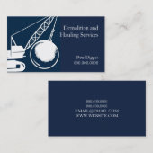 Carte De Visite Construction de démolition et de service de transp (Devant / Derrière)