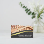 Carte De Visite Construction de la maison | Entrepreneur général (Debout devant)