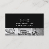 Carte De Visite Construction de l'entrepreneur du constructeur (Dos)