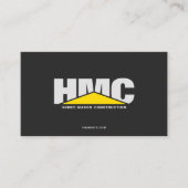 Carte De Visite Construction de l'entrepreneur général Triangle ja (Devant)