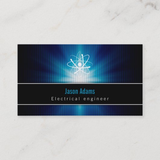 Carte De Visite Construction de l'ingénieur électrique | (Devant)