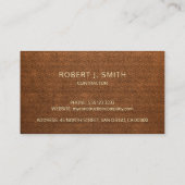 Carte De Visite construction de LOGO personnalisé moderne professi (Dos)