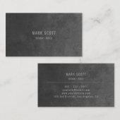 Carte De Visite Construction de Luxe Moderne (Devant / Derrière)