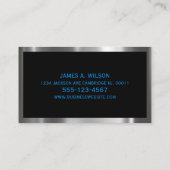 Carte De Visite Construction de machines lourdes de l'excavateur (Dos)