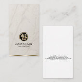 Carte De Visite Construction de maçonnerie en brique de pierre Mas (Devant / Derrière)