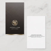 Carte De Visite Construction de maçonnerie en brique de pierre Mas (Devant / Derrière)