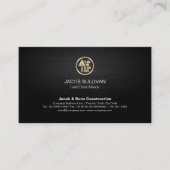 Carte De Visite Construction de maçonnerie en brique de pierre Mas (Devant)