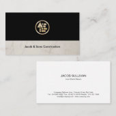 Carte De Visite Construction de maçonnerie en brique de pierre Mas (Devant / Derrière)