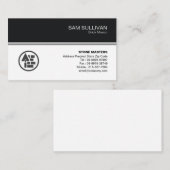 Carte De Visite Construction de maçonnerie en brique de pierre Mas (Devant / Derrière)