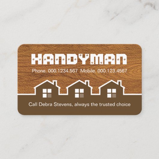 Carte De Visite Construction de maison en bois (Devant)
