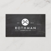 Carte De Visite Construction de marteaux de charpentier de charpen (Devant)