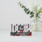 Carte De Visite Construction de menuiserie de menuiserie moderne (Debout devant)