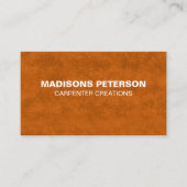 Carte De Visite Construction de menuiserie en bois moderne (Devant)